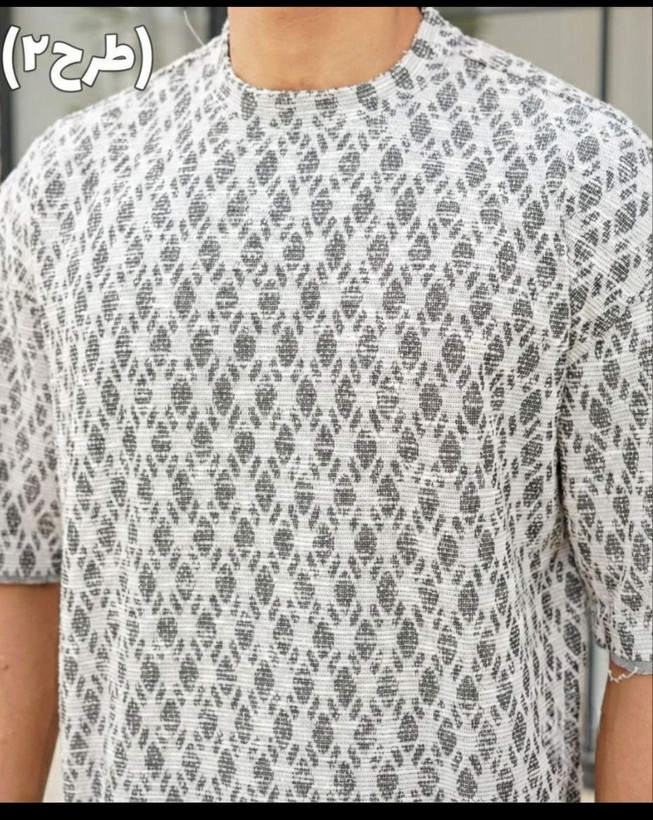 خرید تی شرت یقه گرد طرح اسکاج