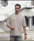 خرید تی شرت یقه گرد طرح اسکاج