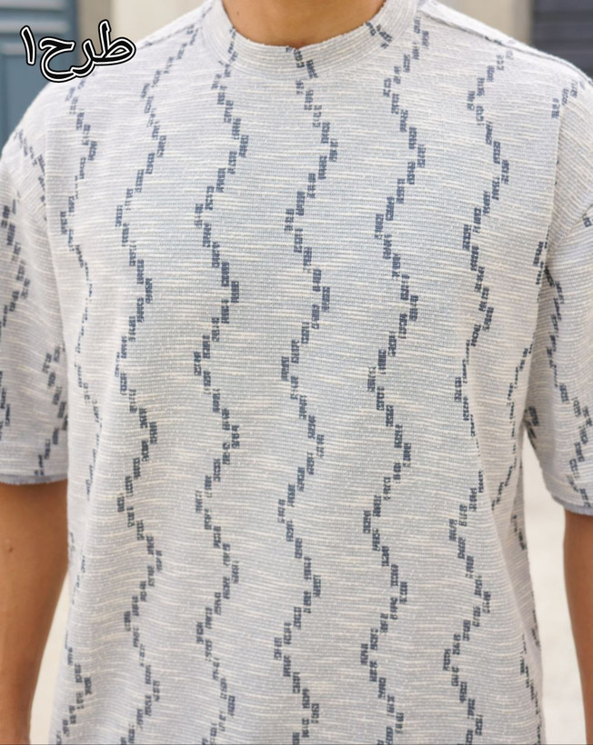 تی شرت یقه گرد بوکله طرح اسکاج
