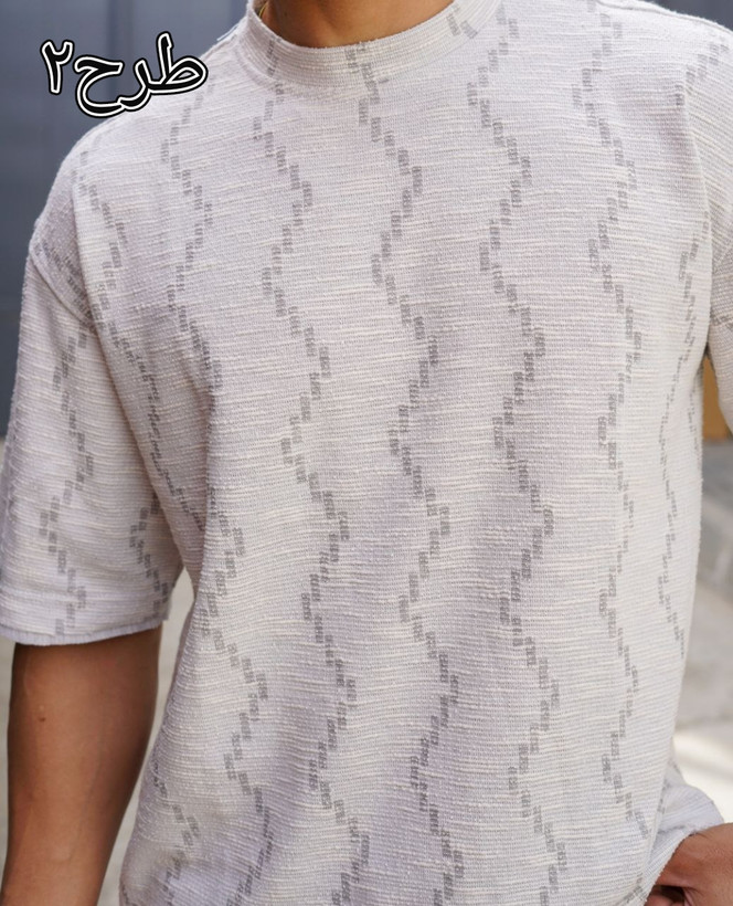 خرید عمده تیشرت یقه گرد بوکله طرح اسکاج با کیفیت بالا و قیمت مناسب