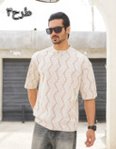 خرید عمده تیشرت یقه گرد بوکله طرح اسکاج با کیفیت بالا و قیمت مناسب