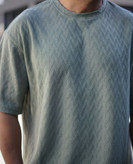 خرید عمده پولوشرت یقه گرد مردانه رنگ سبز زیتونی قواره لش"