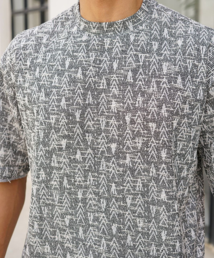 فروش عمده تیشرت بوکله طرح اسکاچ | پارچه اسلپ بوکله نخ ۲۸