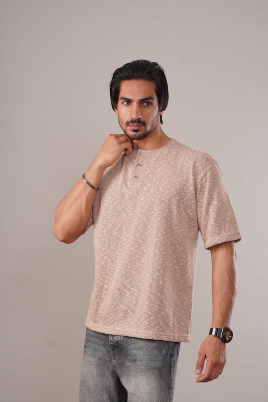 تیشرت-یقه-دیپلمات-اسلپ-سوزنی-عمده-رنگ-بژ