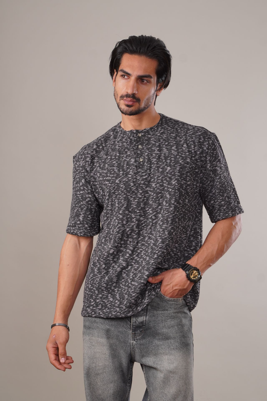 تیشرت-یقه-دیپلمات-اسلپ-سوزنی-عمده-رنگ-زغالی