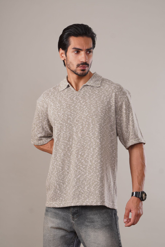 تیشرت-یقه-دار-یقه-دلبری-اسلپ-سوزنی-عمده-رنگ-خاکی