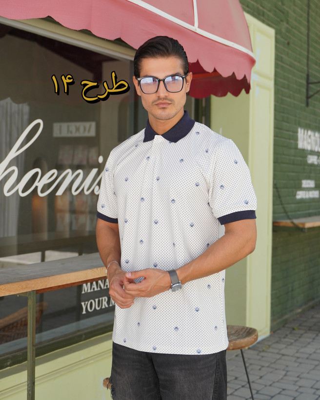 پولوشرت مردانه عمده یقه دودکمه جودون لاکرا مدل اسپرت