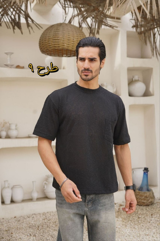 تیشرت محرمی مردانه مشکی عمده