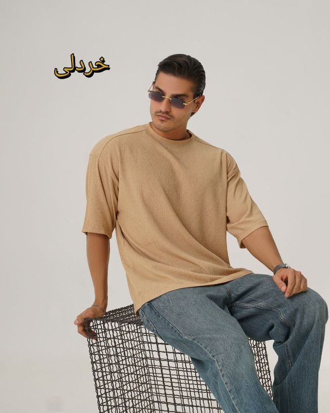 تیشرت بیسیک مردانه عمده مدل جدید با رنگبندی متنوع و استایل اورسایز