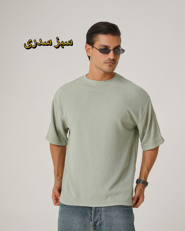 تیشرت بیسیک مردانه عمده مدل جدید با رنگبندی متنوع و استایل اورسایز