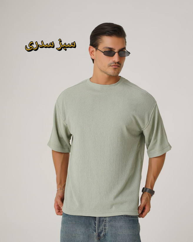 تیشرت بیسیک مردانه عمده مدل جدید با رنگبندی متنوع و استایل اورسایز