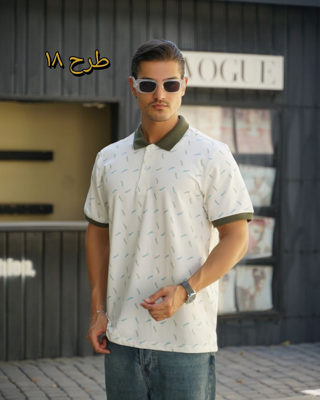 پولوشرت مردانه عمده یقه دودکمه جودون لاکرا مدل اسپرت