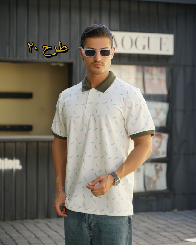پولوشرت مردانه عمده یقه دودکمه جودون لاکرا مدل اسپرت