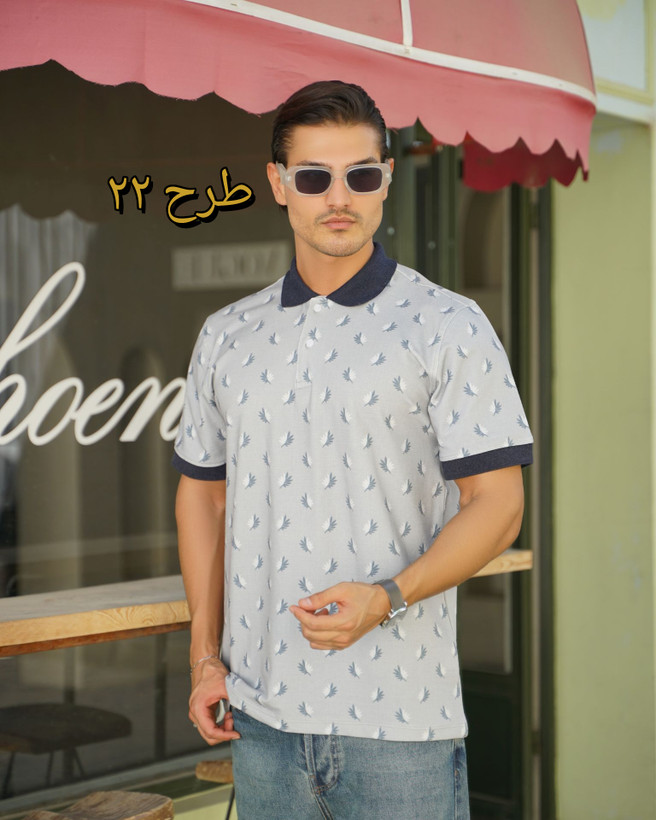 پولوشرت مردانه عمده یقه دودکمه جودون لاکرا مدل اسپرت